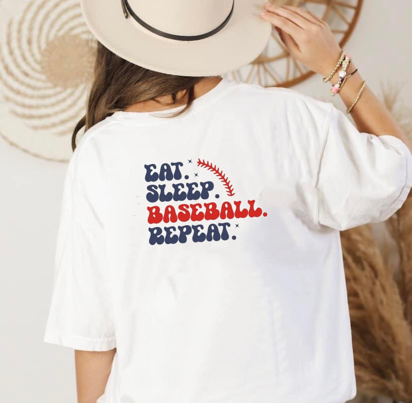 Eat Sleep Baseball Repeat