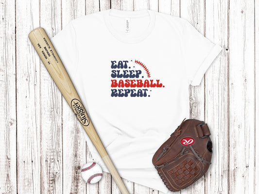 Eat Sleep Baseball Repeat